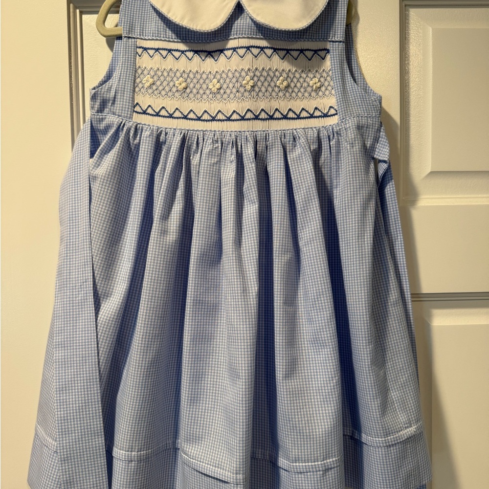 Sweet Dreams Blue and White Kids Dress